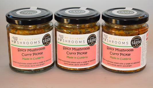 3  X 190ml - Spicy Mushroom Curry Pickle