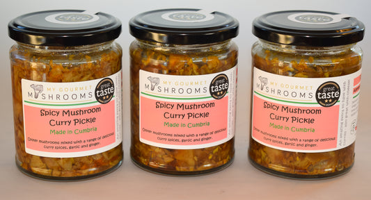 3  X 300ml Jars - Spicy Mushroom Curry Pickle